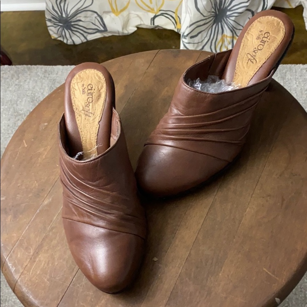 EuroSoft by SOFFT. Brown Leather Size 7M